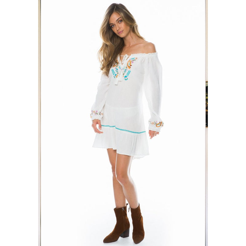 Beth Dutton Bohemian Dress Summer Spring Midi Dress Large V-neck Embroidered Short Dress