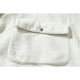 Kanye West Sunday Service Hoodie Vintage Fleece-Lined Hooded Multi-Pocket Thickened Hoodie