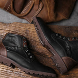 Justin Yellowstone Boots Men'S Boots Plus Size Zipper Ankle Boots Men'S Shoes Autumn And Winter