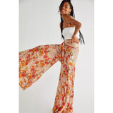 Coachella Music Festival Outfits Spring/Summer Printed Women's Clothing Loose Casual Trousers Beach