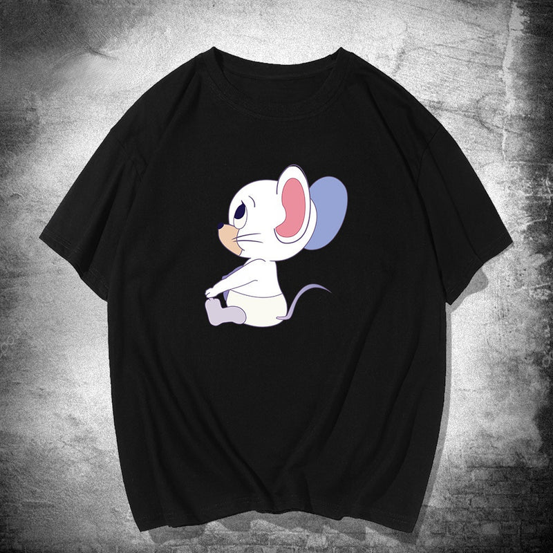 Tom And Jerry T Shirt Print Loose