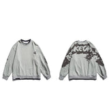 Crew Neck Sweatshirts for Men Men's Autumn Wear Printed Crew Neck Sweatshirt Casual