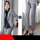 Interview Suit Women's Suit Female Spring and Autumn Two Piece Set