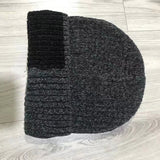 Red Beanie Hat Winter Hat Men's Knitted Hat Warm Pullover Cap