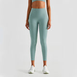 Sweat Wicking Pants Yoga Pants Nude Feel Pockets on Both Sides Peach Hip