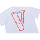 Vlone T Shirt Spring And Summer Letter Print Short Sleeve T-Shirt Men And Women