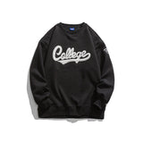 Man Fall Outfis Autumn Letters Printed Crew Neck Sweatshirt Casual Top Men