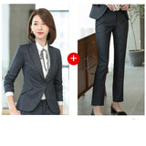 Interview Suit Women's Suit Fall Winter Fashion Slim-Fitting Work Clothes