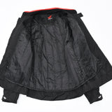 Honda HRC Motorcycle Jacket Cycling Clothing Men's Motorcycle Jacket Pure Black