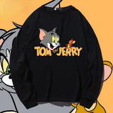 Tom And Jerry T Shirt Cat And Mouse Loose Print