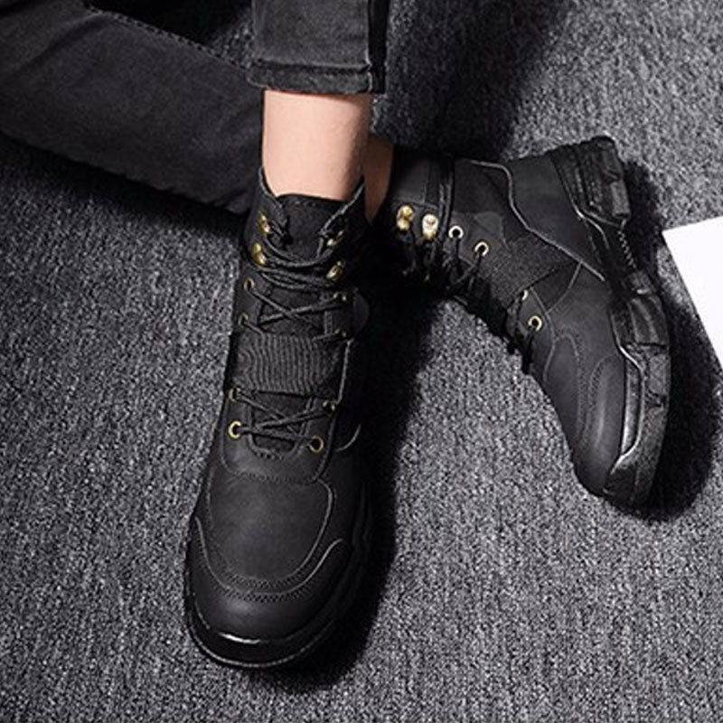 Men Boots Men's Shoes Dr. Martens Boots Worker Boot Velvet Sport Casual Shoes Breathable Shoes