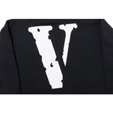 Vlone Hoodie Men'S Personality Flow Figure Hooded Sweater Jacket