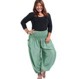 Coachella Music Festival Outfits Solid Color Loose-Fitting Large Size Casual Breathable Pants