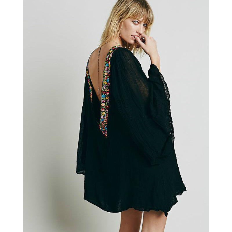 Beth Dutton Bohemian Dress Summer Spring Midi Dress Mini Vacation Style Dress