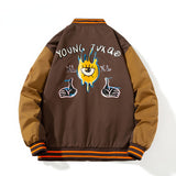 Varsity Jacket Baseball Uniform For Women Autumn And Winter Loose Jacket For Men