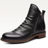 Western Shoes Flat Pointed Casual Fashion Winter Men's Boots
