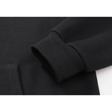 Cardigan Baseball Jacket Kan'ye Hoodie Hooded Fleece-Lined Zipper Cardigan Sweater