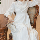 Betty Draper Valentine's Day Dress Spring Vintage Dress Long Sleeve Dress