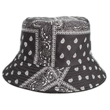 Bucket Hat Fishing Cap Cotton Print Fisherman Hat Printing Outdoor Sun-Shade Sun Protection Bucket Hat