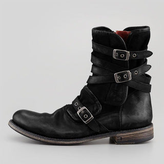 Western Shoes round Toe Vintage Men's Men's Boots