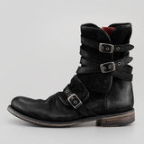 Western Shoes round Toe Vintage Men's Men's Boots