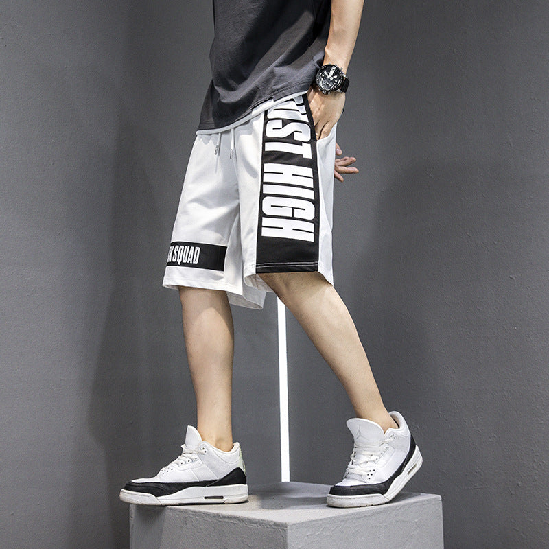 Men White Shorts Summer Shorts Casual Sports Men