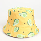 Bucket Hat Fishing Cap Cotton Print Fisherman Hat Printed Fashion Flower Leopard Print Bucket Hat Fashion Sun-Proof Hat