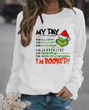 Men and Women Grinch Shirt Christmas Autumn and Winter Loose Sweater