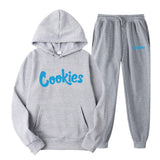 Cookies Hoodie Printed Men's Pullover Set