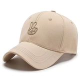 Ball Caps Spring and Autumn Embroidered 100% Cotton Hat Women's Outdoor Baseball Cap