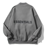 Cardigan Baseball Jacket Fog Back Silicone Letters Ins Loose Baseball Uniform Jacket