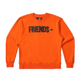 Vlone Sweatshirt Round Neck Terry Sweater Men'S And Women'S Loose Long Sleeve