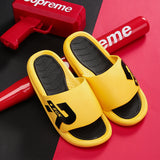 Beach Slides Summer Men's Slippers Fashion Trendy Slippers Outdoor Beach Indoor Slippers