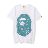 Bathing Ape T Shirt Cartoon Anime Loose Teen Summer Casual T-shirt