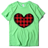 Valentine's Day T Shirts Couples Printed Women's T-shirt Loose T-shirt