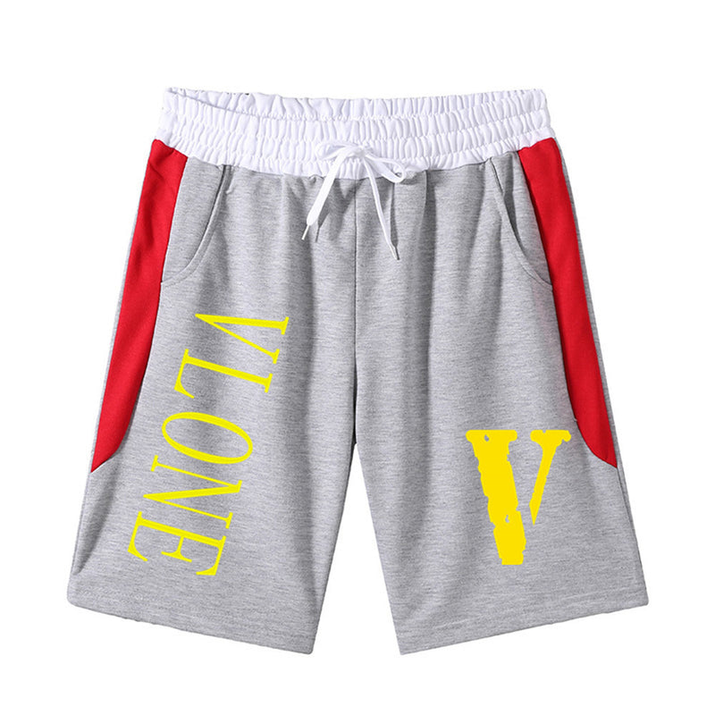 Vlone Shorts Male And Female Large Size Pants Loose Leisure Sports Shorts