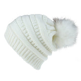 Winter Hats Autumn and Winter Woolen Hats with Woolen Balls Women's Autumn and Winter