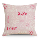 Valentine's Day Pillow Covers 4 Piece Random Styles Together, Love Festival Home Pillow Cushion Cover