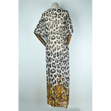 Coachella Music Festival Outfits Sexy Leopard Print Sun Protection Cardigan Beach Bikini
