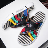 Beach Slides Summer Sports Slippers Sandals Indoor Breathable Home Shoes Non-Slip Men's Casual Beach Shoes