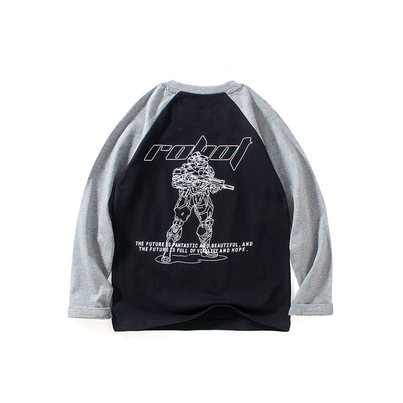 Children Long Sleeve Shirts Boy's Long-Sleeved T-shirt Children's Long Sleeve