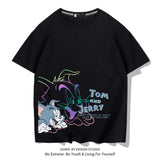 Tom And Jerry T Shirt Cat And Mouse Half Sleeve