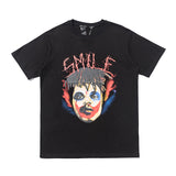 Vlone T Shirt Large V Printed Short-Sleeved T-Shirt Hip Hop Ji
