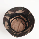 Bucket Hat Fishing Cap Cotton Print Fisherman Hat Camouflage Bucket Hat Female Outdoor Climbing