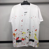 Off White T Shirt One Arrow Men'S Casual Short Sleeve Tshirt Owt