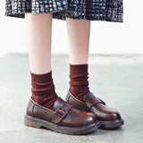 Mary Jane Shoes Vintage Jk Uniform Tendon Sole Shoes