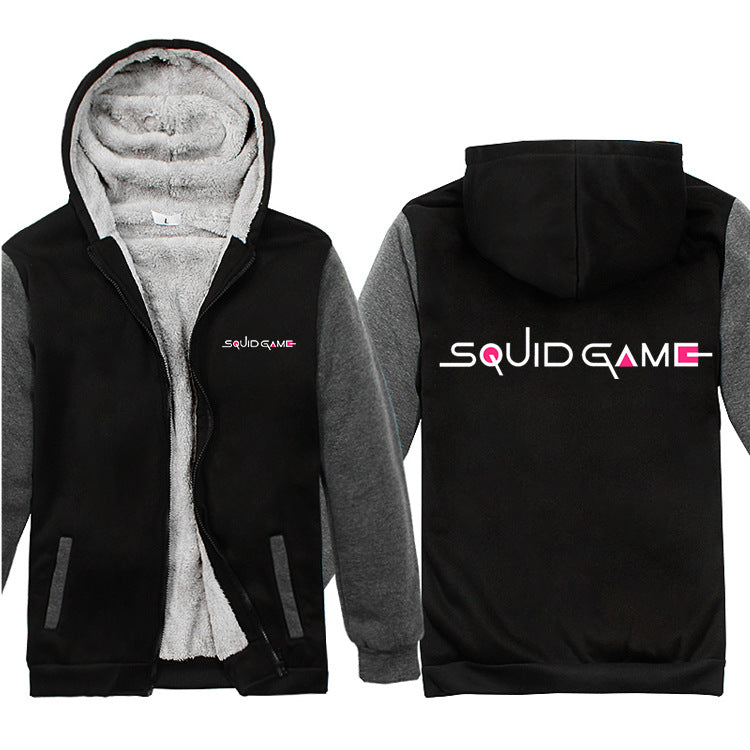 Squid Game Costume round Six Printed Thickening Sweatshirt