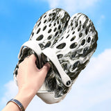 Mens Slide Coconut Hole Shoes Men'S Sandals Summer Beach Shoes Sports Cool