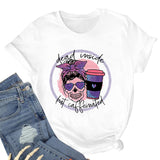 Halloween Costumes Bad Witch Vibe Shirt Printed Short Sleeve T-shirt Unisex Wear