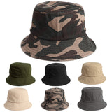 Bucket Hat Fishing Cap Cotton Print Fisherman Hat Camouflage Bucket Hat Female Outdoor Climbing